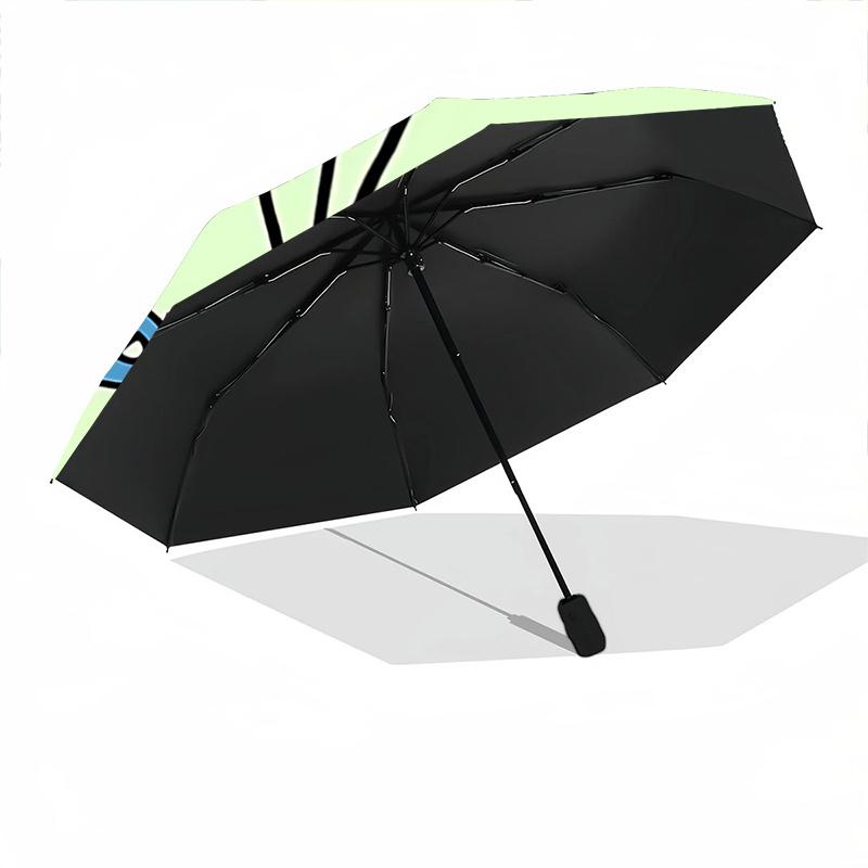 1pc Keroppi Balloon Adventure Automatic Folding Umbrella - Portable 3-Fold Design with Iron Frame, Perfect for Festivals, Travel, Daily Use, and Gifts
