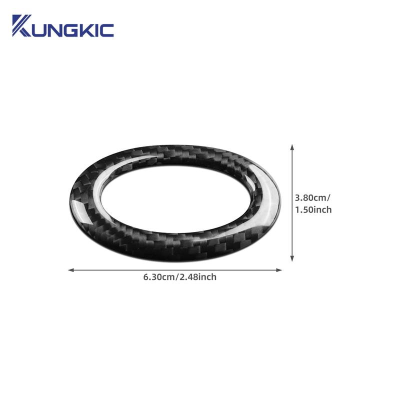 Hard Dry Carbon Fiber For BMW MINI Cooper Countryman R60 2010-2016 R55 R56 R57 2007-2013 Copilot Storage Box Switch Button Frame