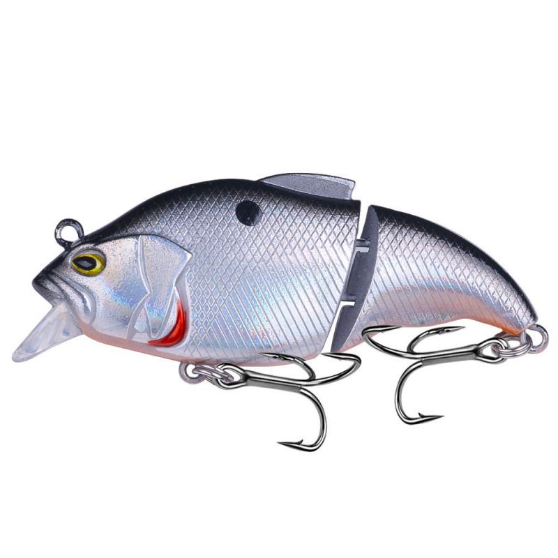12Gram7.5Centimeter long-range cast across the entire swimming depthVIBLure bait6Realistic Double-Jointed Bass Lure with Hook