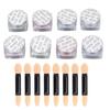 8 Colors Nail Powder Shiny Nail Art Powder Decorative Manicure Tool For Home Nail Salon