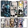 Baby Panda Phone Case For Oppo Reno 13 12 11 10 7 F Find X5 X6 A98 A80 A79 A78 A57 A54 A31 A17 Pro 5G Soft TPU Cover Fundas Bags