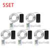 1-5Set LED Bike Wheel Lights Remote Control Safety Warning Tire Strip Light 2 Meters 20 Lights 16 Colors for Bike Night Riding