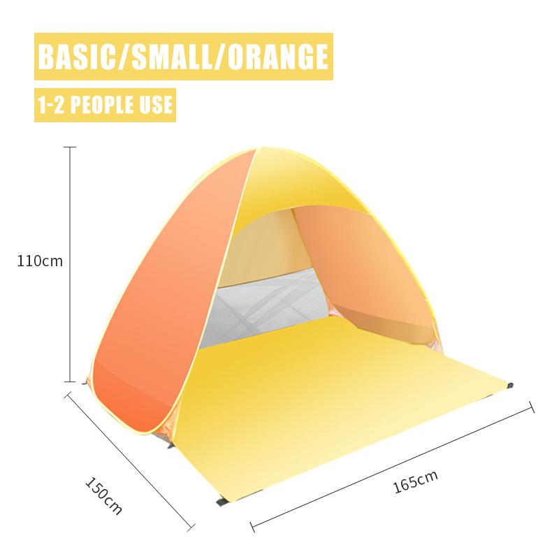 Cort de camping complet automat Cort pop-up instantaneu în aer liber, portabil mare, ultraușor, corturi de petrecere în familie, rezistente la vânt, rezistente la apă