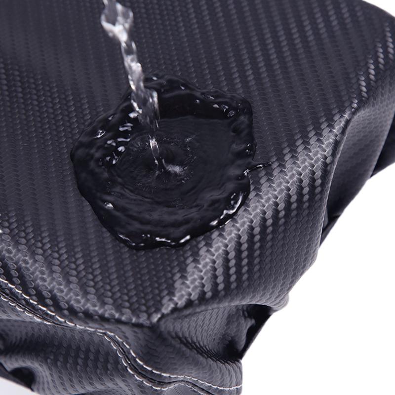 Front Center Console Armrest Box Cover Pad Protector Mat Fit for Subaru Crosstrek 2024 Carbon Fiber Style Microfiber Leather