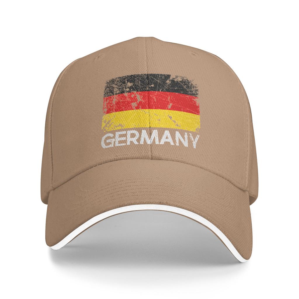 Deutschland Flag of German Baseball Cap  Couple Women Print Trucker Hat Summer y2k Retro Outdoor Gym Breathable Snapback Cap
