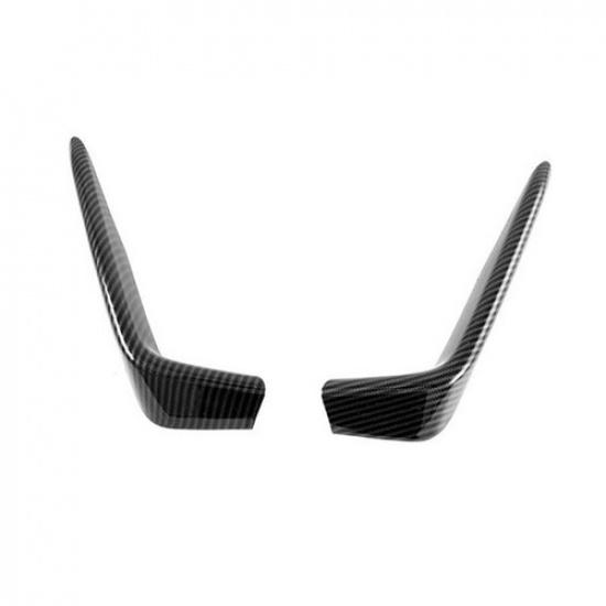 For Honda Civic Hatchback 2016-2021 Carbon Fiber Rear Fog Light Strip Cover Trim