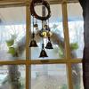 Witch Bell Hanging Ornaments Handmade Witch Bell Weaving Wind Chime Door Hanging Vintage Witch Home Decor for Outdoor Halloween