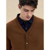 EMZ Men's Business Casual V-Neck Cardigan Sweater