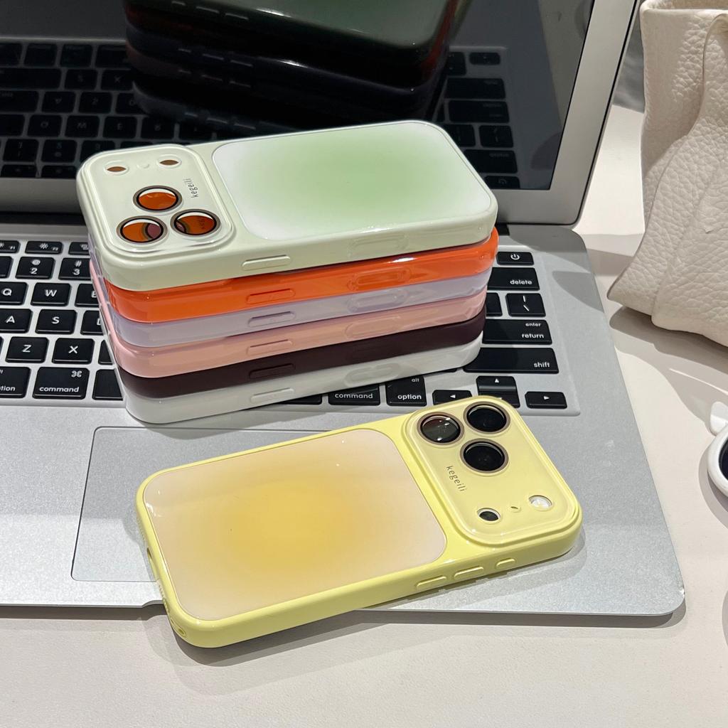 Seconds Become Larger, the Window Gradually Changes, Smudging iPhone17proMax Mobile Phone Case Is Suitable for Apple 16 All-inclusive Protective Case