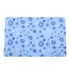 Pet Cooling Pad Reusable Water Filled Summer Heat Dissipation Mat for Dogs Cats 60x90cm Sky Blue Snowflake Pattern