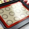 Silicone Baking Mat for Oven with Measurement, Reusable Non Stick Heat Resistant Bakeware Sheets for Macaron Pastry HPMD009