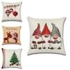 Delightful Christmas Themed Cushion Cover For Cheerful Home Decoration