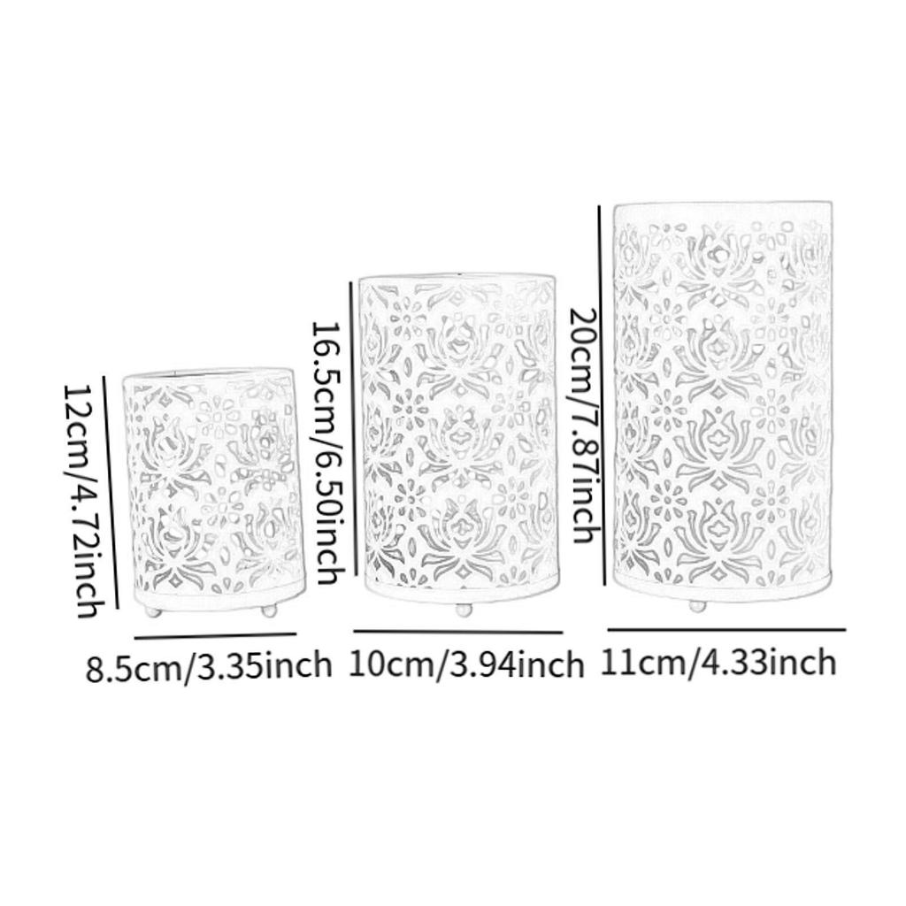 Bougeoir Décoration de Bureau Fer Cadeaux Style Européen Lanterne Décorative pour Fête Thanksgiving Pâques Hôtel Chambre