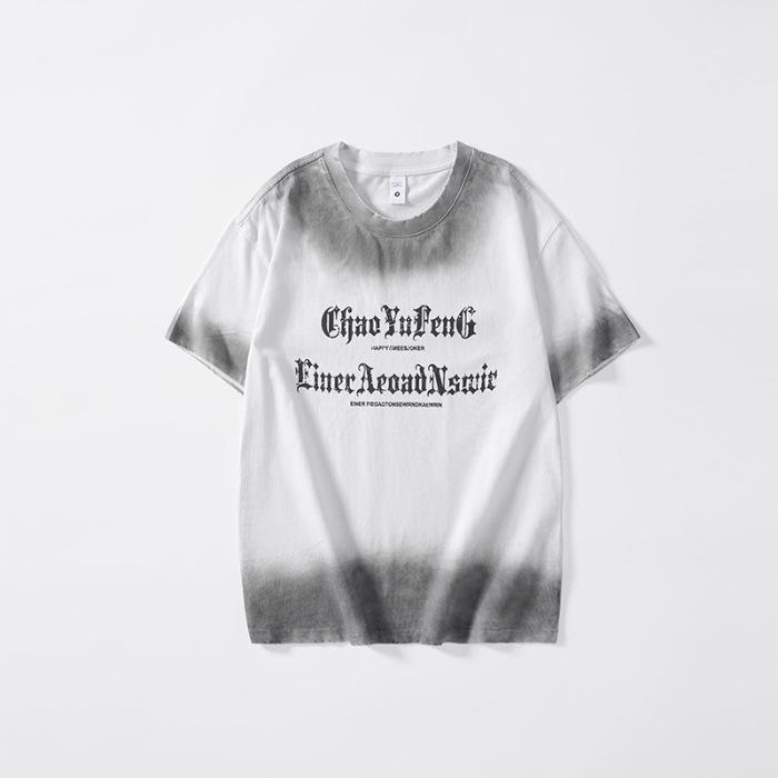 Schwere Herren-T-Shirts für den Sommer Aktualisiert Große Größen Bequeme Passform Kurzarm Amerikanischer Klassischer Stil T-Shirt