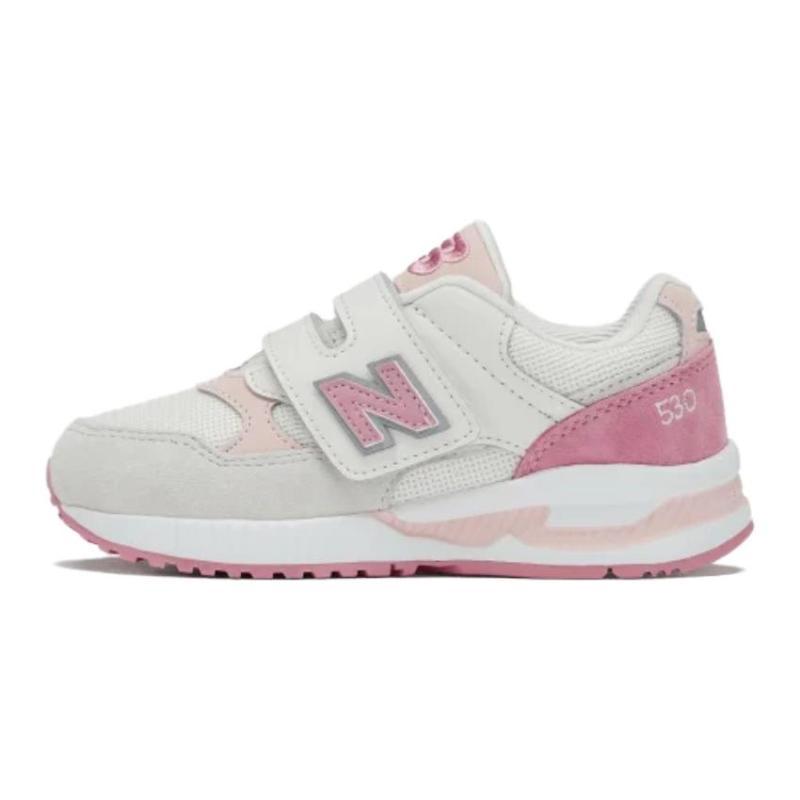 

New Balance NB 530 Амортизация, Износостойкие Низкие Детские Кроссовки для Бега Белые Розовые Детские Кроссовки KV530SPP 35