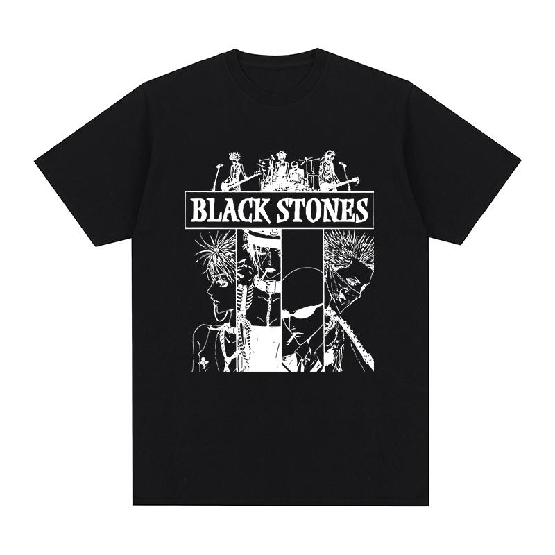 Black Stones Vintage tshirt NANA Osaki Japanese Anime Cotton Men T shirt New TEE TSHIRT Womens tops