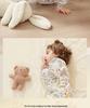 2024 Bamboo Cotton Baby Sleeping Bag - Four-Layer, Footed, for Spring/Autumn, Anti-Kick Blanket for Kindergarten and Air-Conditioned Rooms