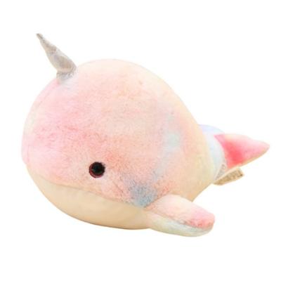 Panenka Haesol Rainbow Dolphin se zvířecí postavou na tělový polštářek, růžové, korejské kojenecké výrobky