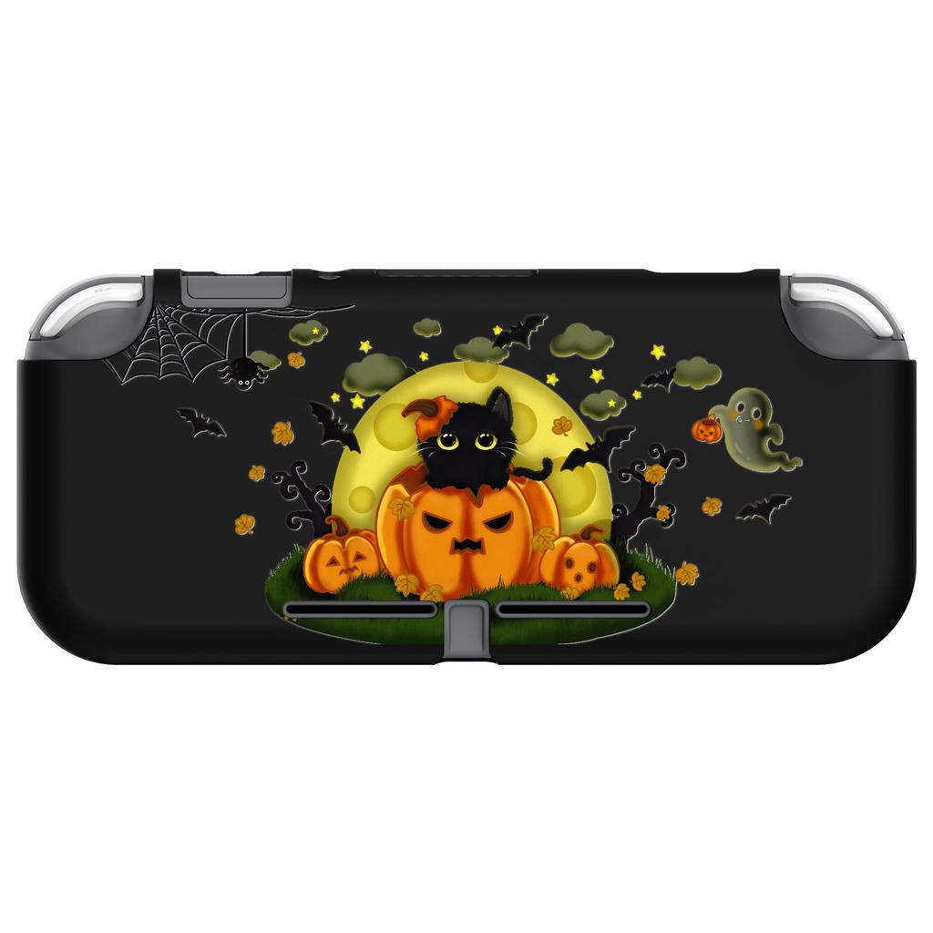 Ochranné pouzdro na míru kompatibilní s PlayVital Switch, kryt kompatibilní s ochranným krytem Switch pro Switch Lite Night Halloween (měkký)