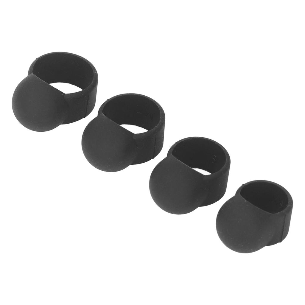 4Pcs Tongue Drum Finger Covers Silicone Comfortable Fit Knocking Finger Pick for Practice Performance