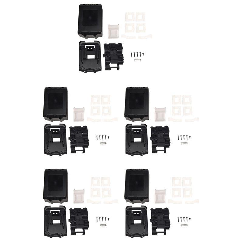 

ABJI-5X BL1830 With Li- Power Tools Battery Case Replacement For 18V BL1840 BL1850 Plastic Shell чёрный