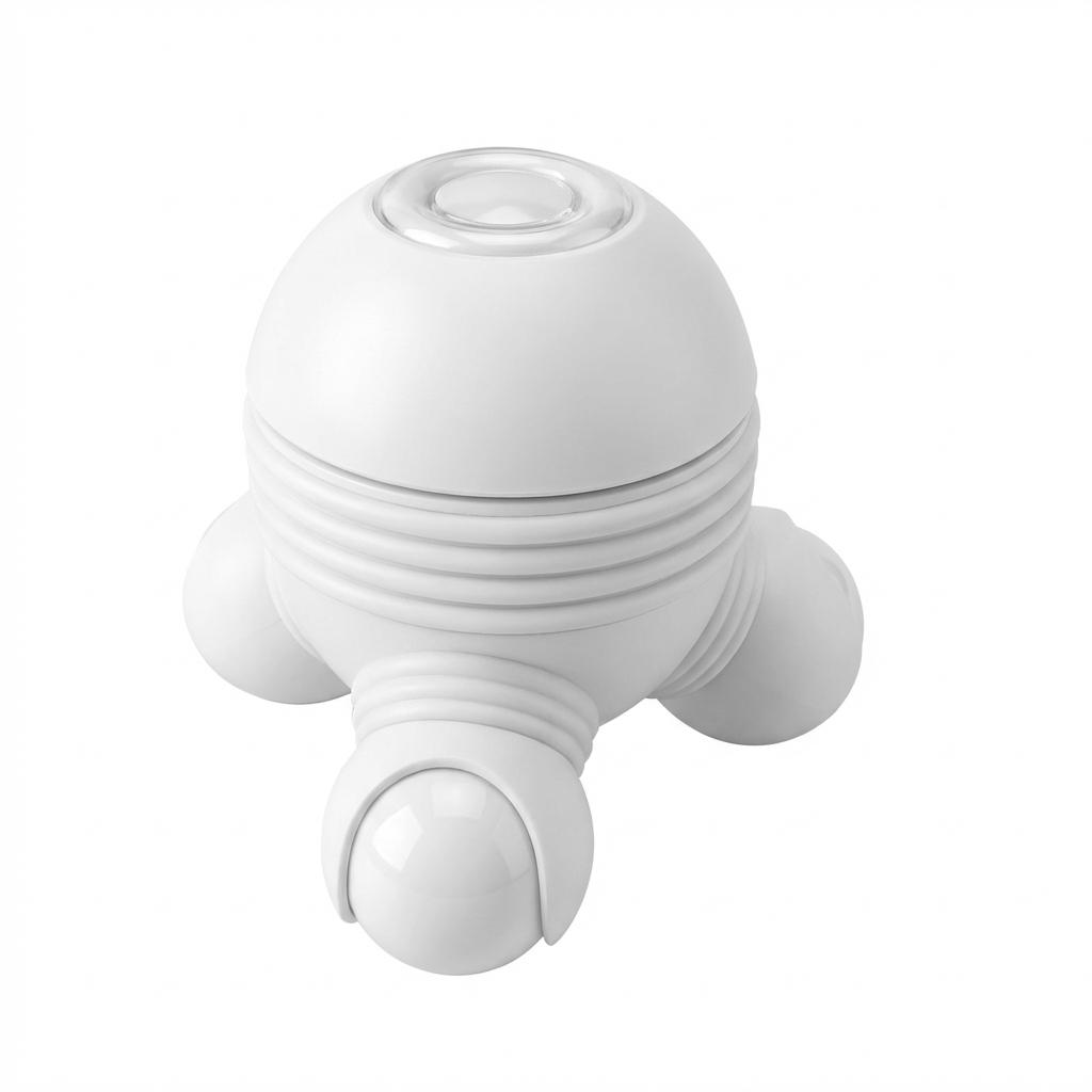Silicone Mini Handheld Massager Three Ball Vibration Wireless Cordless Body Relaxation Tool for Neck Back Shoulder Leg