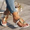 Fashion Sexy Designer Wedding Shoes Elegant Women Sandals Medium High Heel Open Toe Luxury Fashion Party Women's Shoes
