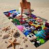 Game Brawl Adventure Heroes Beach Towel, Super Soft Microfiber, Gift for Her/Him, Birthday, for Pool, Beach, Travel, Home Decor Fan Gifts