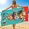 1Pc Pawsome Christmas Adventure Beach Towel Quick Dry Multiuse For Beach Pool Gym Yoga Home Travel Christmas Halloween Xmas Gift S1336