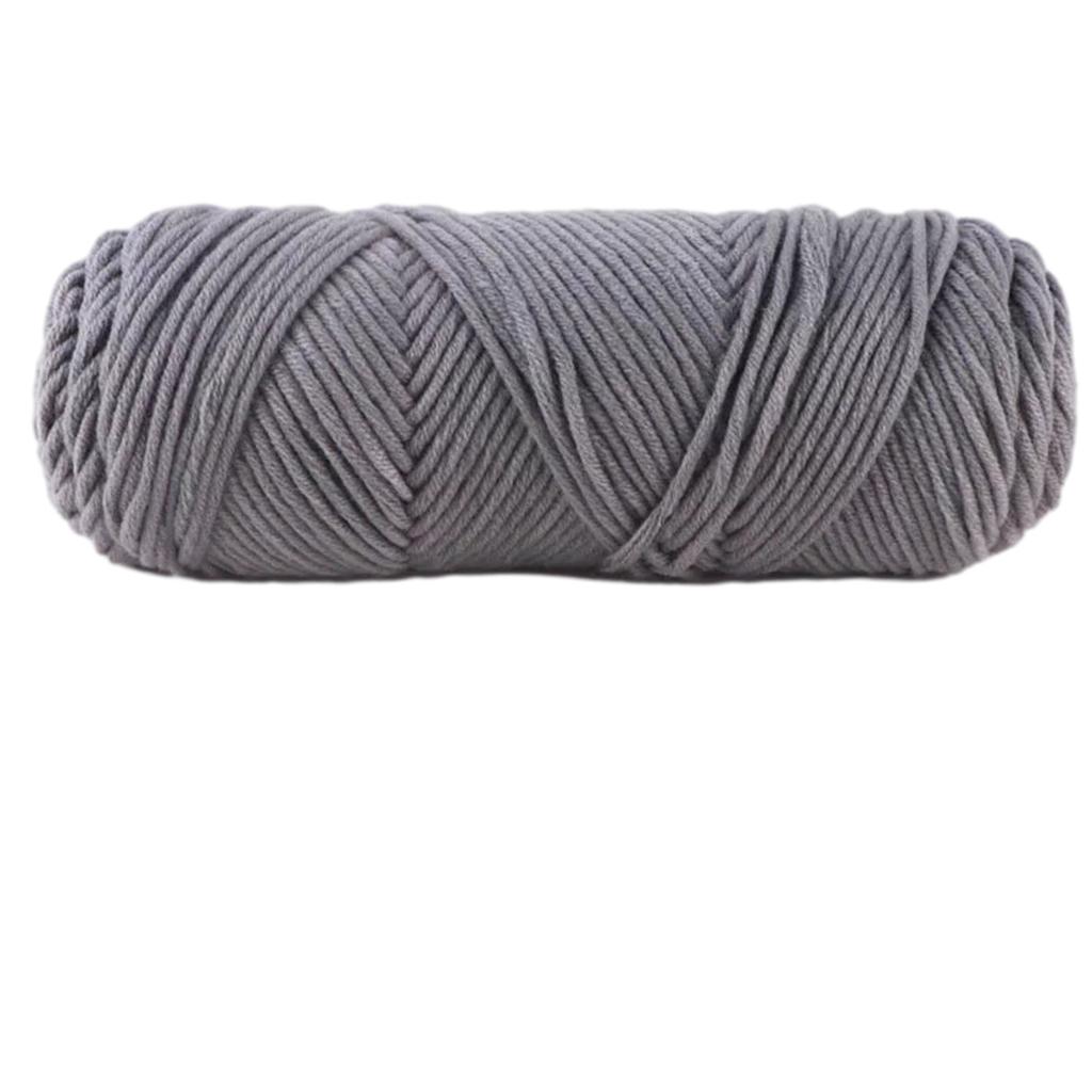 Milk Cotton Thread Colorful Milk Cotton Yarn Soft Comfort Milk Cotton Crochet Knitwear DIY Hand Knitting Yarn Mulitcolor