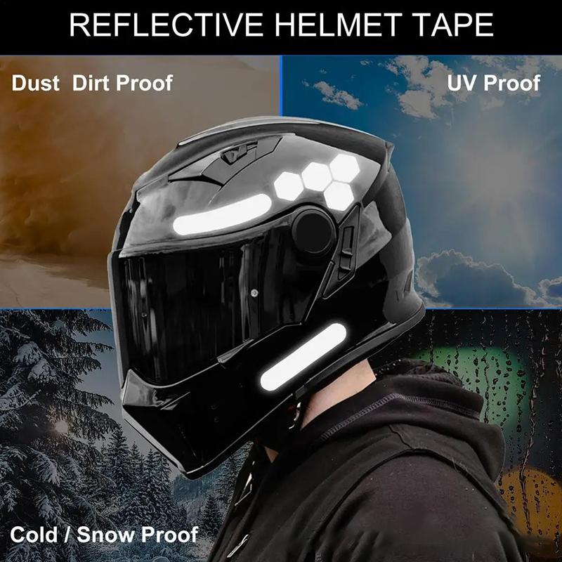 Self-Adhesive Reflective Tape For Bikes - Safety Stickers And Tape For Cars Motorcycles And Helmets