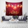 Merry Christmas Christmas Decoration Printed Pattern Tapestry Home Living Room Bedroom Decoration Wall Hanging Tapestry