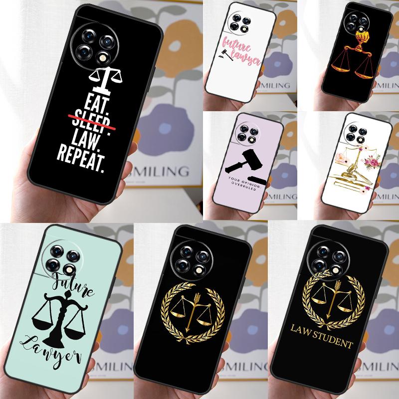 Lawyer Judge Pattern Art Case For OnePlus Nord CE 4 3 2 Lite 2T N10 N20 N30 OnePlus 12 11 9 10 Pro 8T 10T 12R Cover