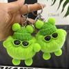 Cute Briquettes Keychain Bag Pendant Car Keyring Automotive Decoration