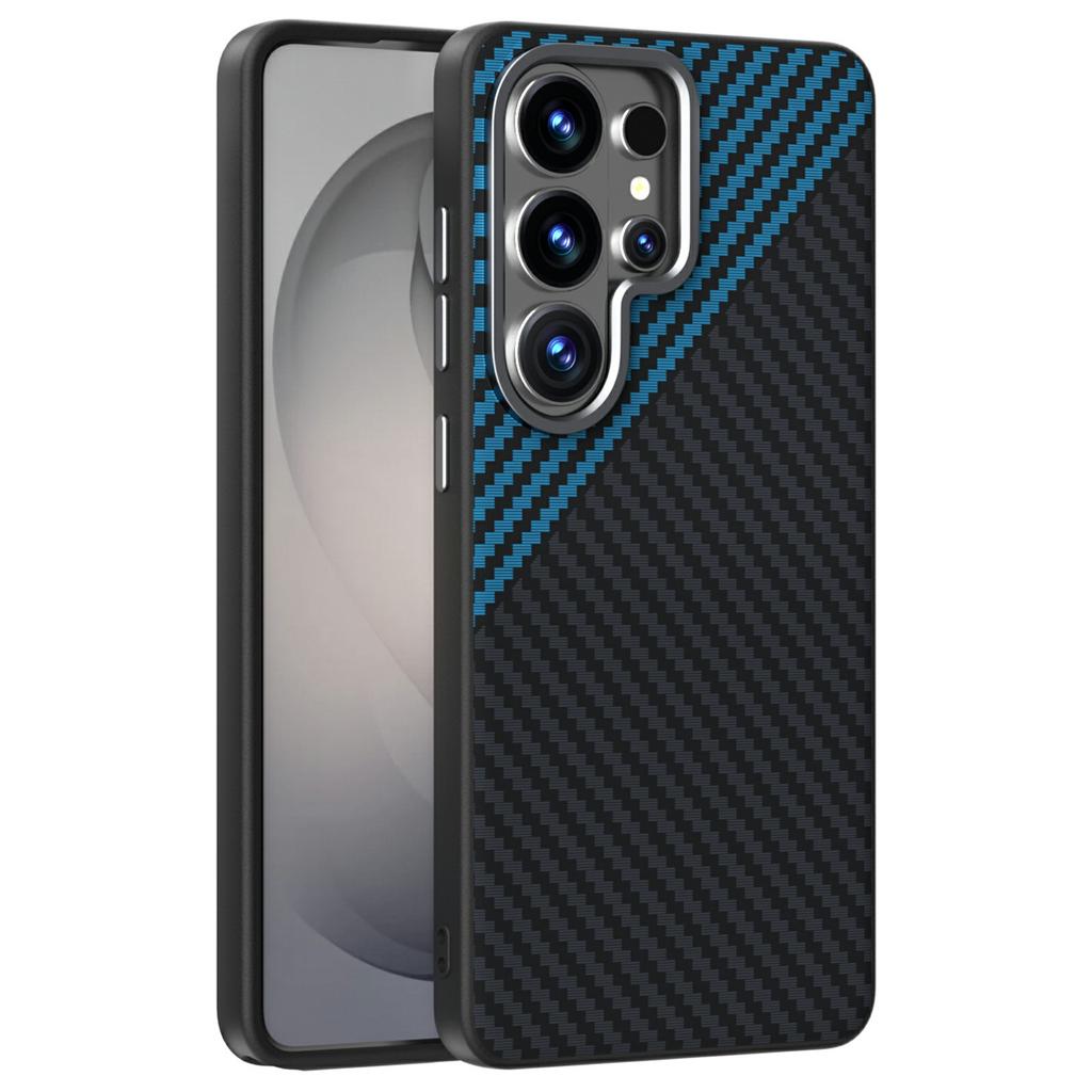 ABEEL For Samsung Galaxy S26 Ultra Magnetic Case Carbon Fiber Texture Phone Back Cover