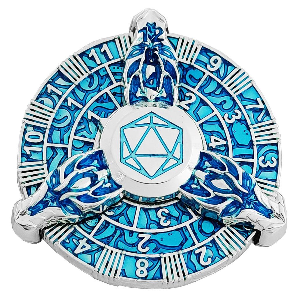 Metal EDC Fidget Spinner Dice Roller Antistresse Gyro Relieve Stress Relief Toy Handle Spinning Top Tip Cool Things Novelties