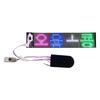 Ultra-Thin Flexible LED Screen: 12x48 Pixel Bluetooth Text Display for Shoes & Bags