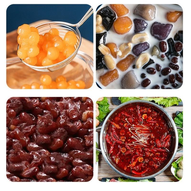 Tapioca Pearl Scooper Pearl Strainer Boba Strainer Stainless Steel Milktea Supplies Steel Kitchen Hanging Utensil