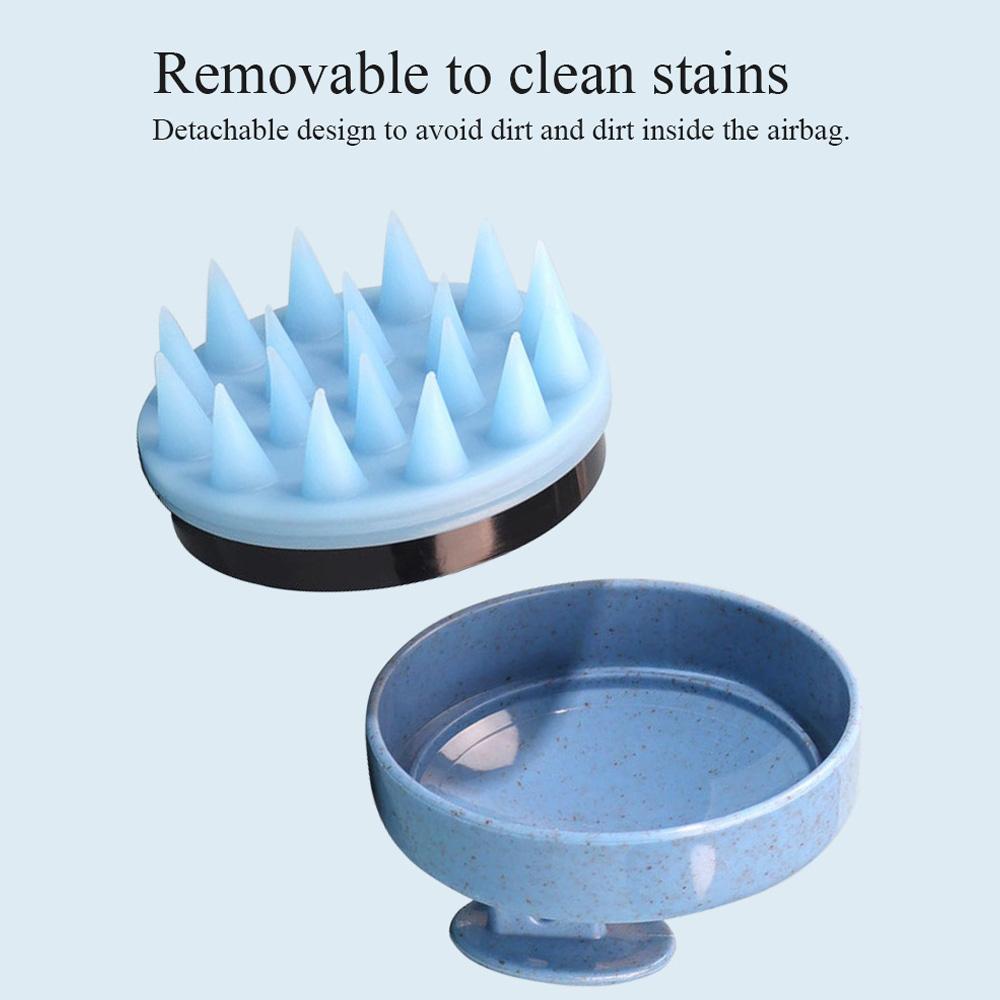 Silicone Head Wash Clean Care Hair Root Itching Scalp Massage Comb Hair Washing Comb Body Bath Shower Brush Salon Hair Tools