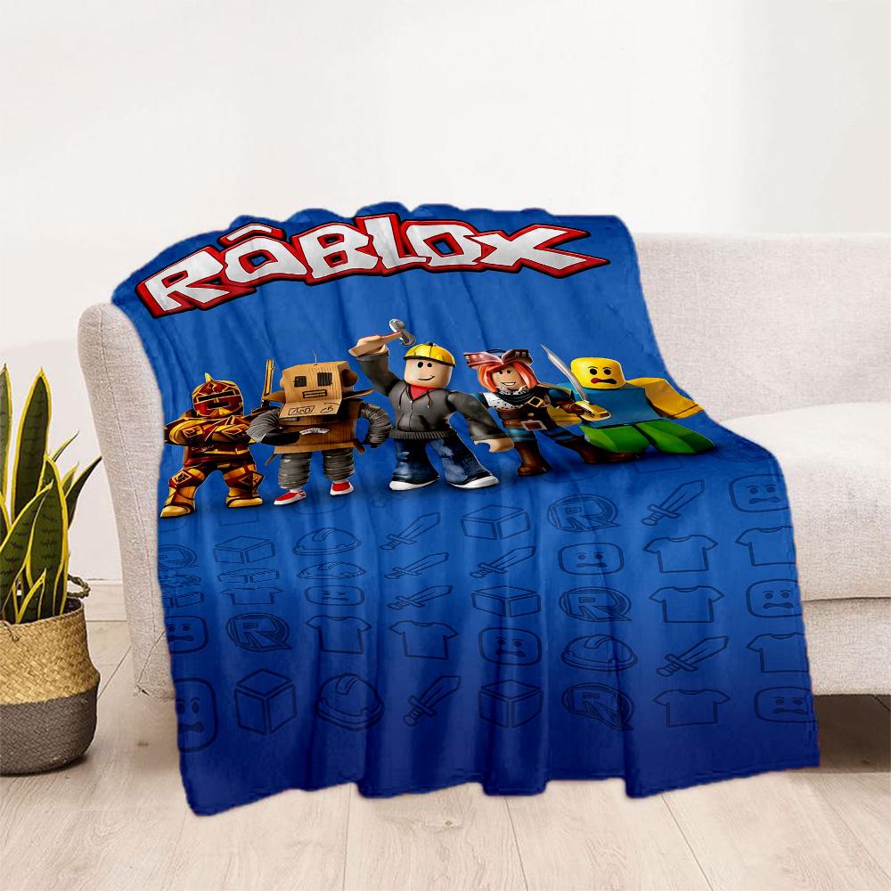 Roblox 257 Blanket Soft Warm Cozy Perfect for Office Office Chair Livingroom Four Seasons Universal Warmthful Decor Gift for Travel Home Birthdays