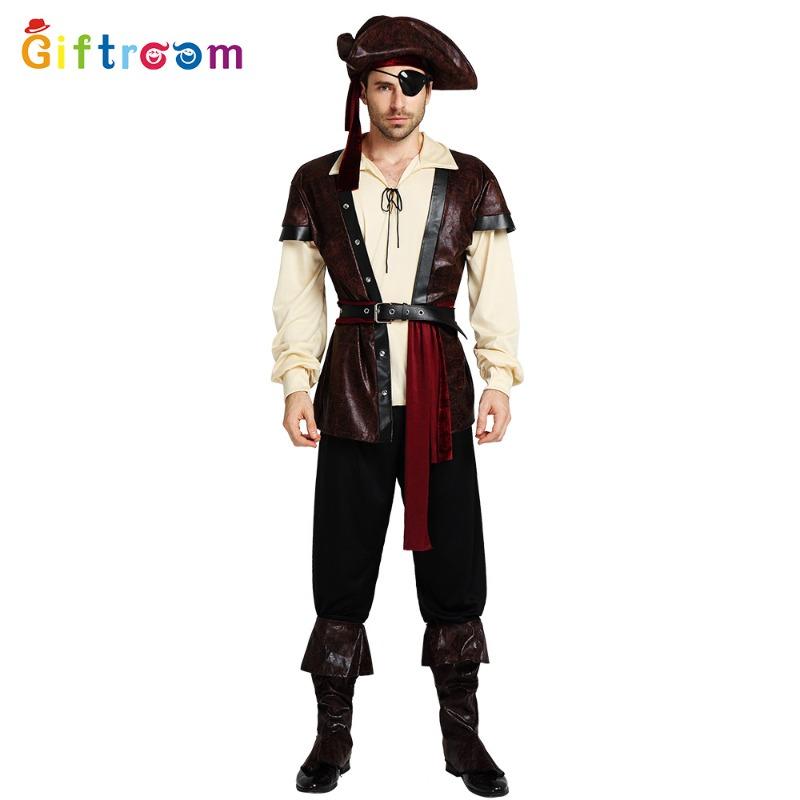 Halloween Carnival Party Baron Pirate New Pirate Costume Character Parody Costume