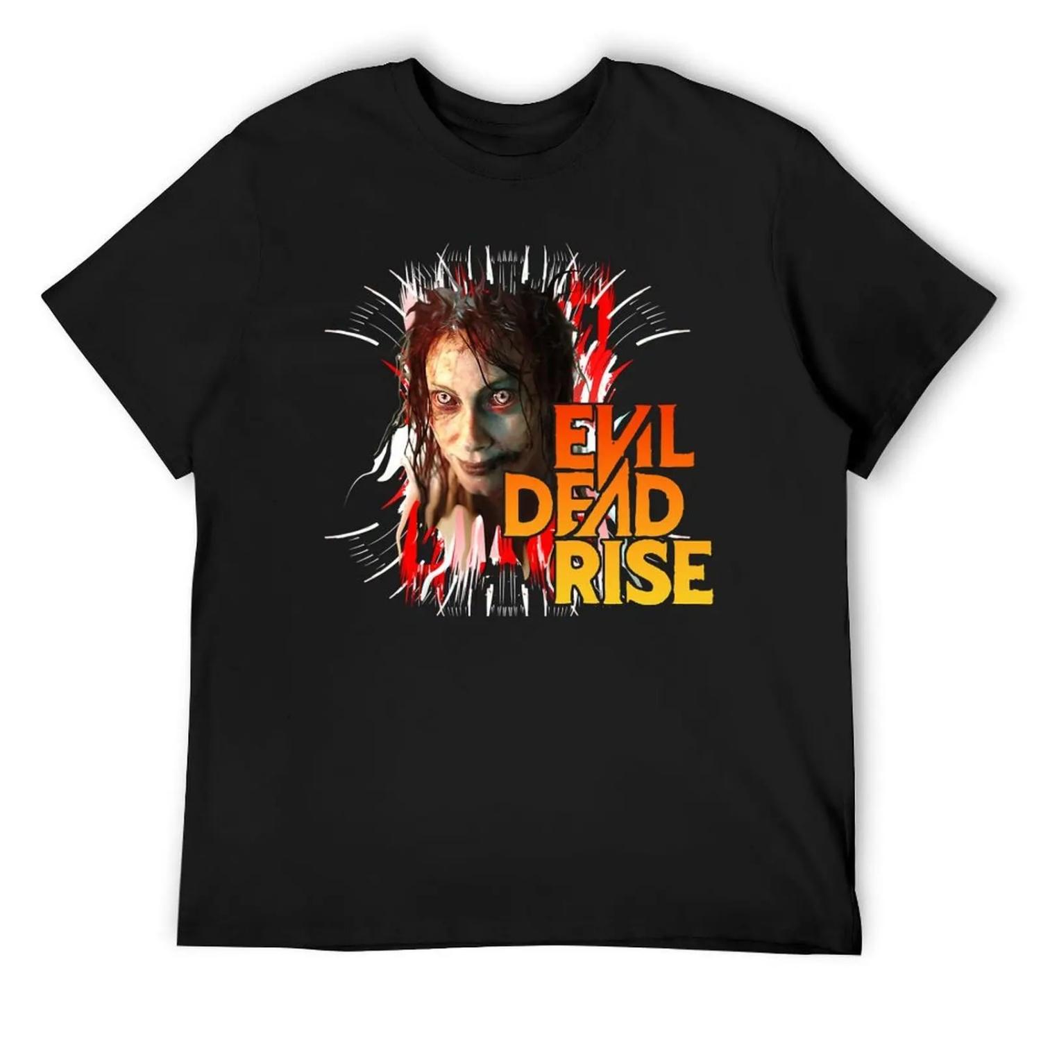 Evil Dead Rise Movie 2023 graphic design by ironpalette(4) T-Shirt anime clothes boys whites mens cotton t shirts S