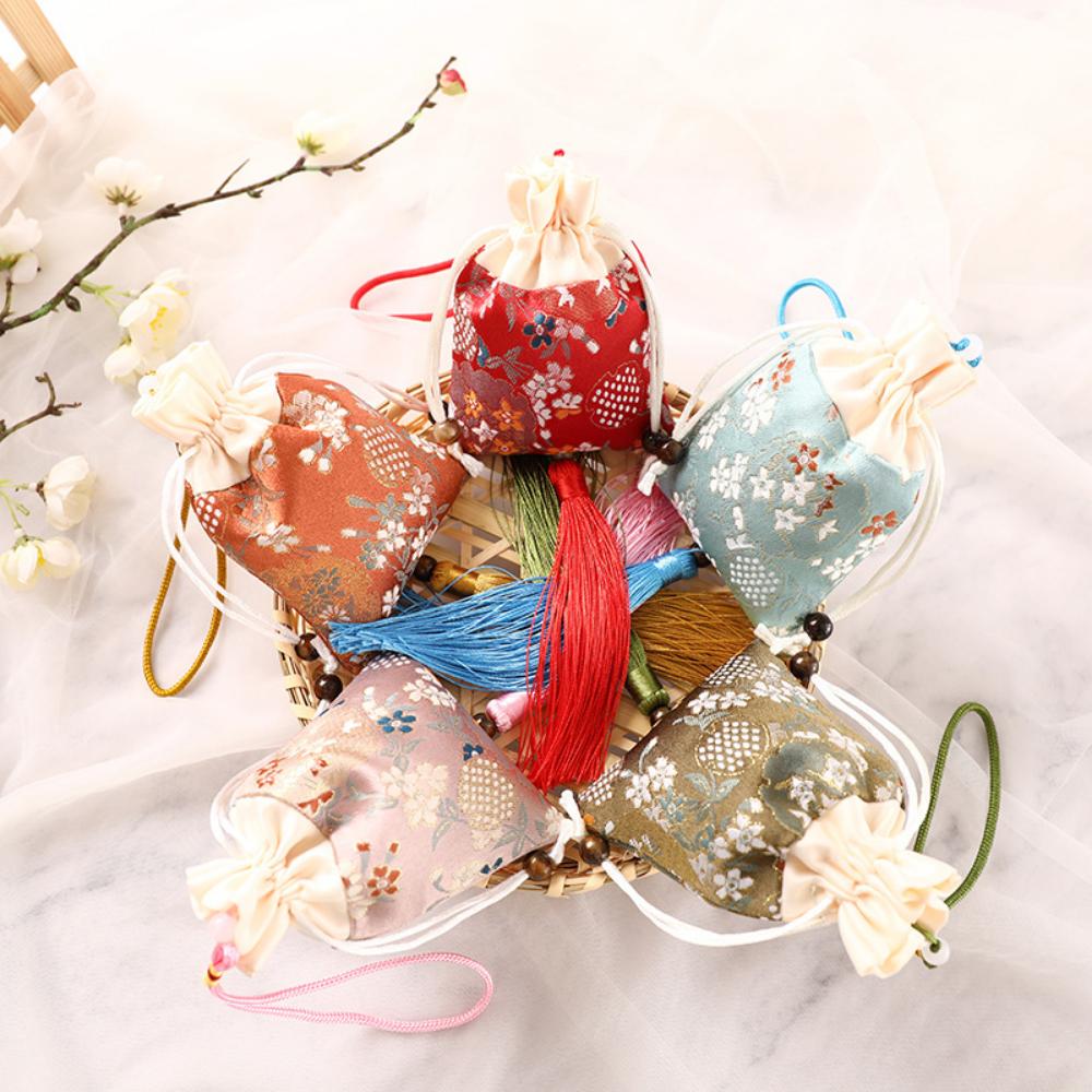 2026 New Sachet Mugwort Sachet Bag Cloth Bag Brocade Embroidery Sachet Car Hanging Purse Empty Bag Lucky Bag