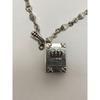 Used Justin Davis Silver 925 Silver Necklace Top CURIO Bible Cross