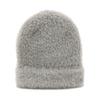 New Era Knit Sweater Cap Plain Shaggy Gray Free BASIC CUFF KNIT SHAGGY GRY