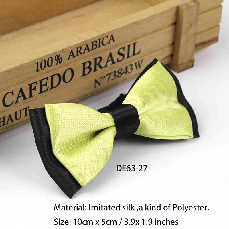 Classic Children's Bow Tie Baby Boy's Girl Fashion Solid Color Adjustable Bow Tie Children's Two-tone Pet Dog and Cat Bow Tie