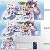 Large Nekopara Escritorio Mouse Pad Non-Slip Rubber Laptop Cushion Gabinete Gamer Mousepad Pc Kawaii Cute Anime Girls Deskmat
