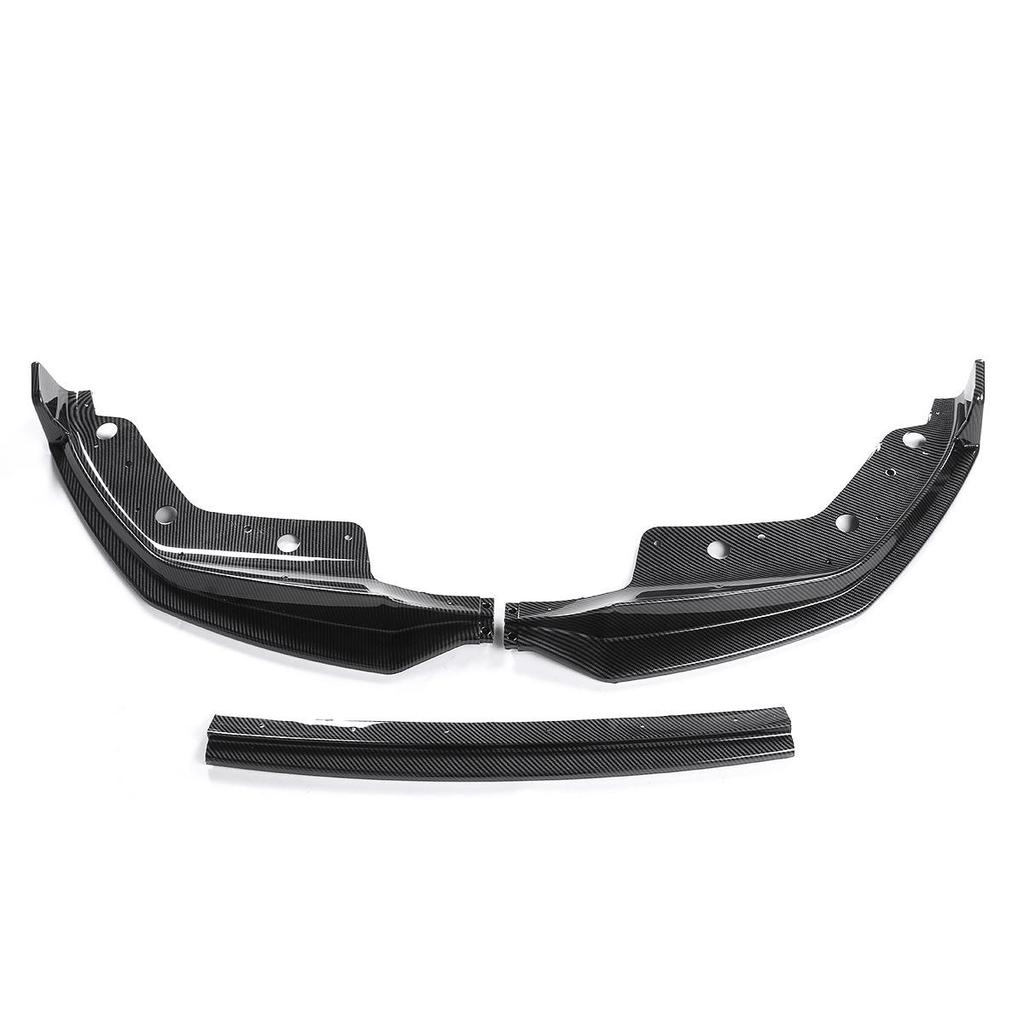 Front Lip Corner Splitter for 19-21 BMW 3 Series G20, Gloss Black Decorative Trim