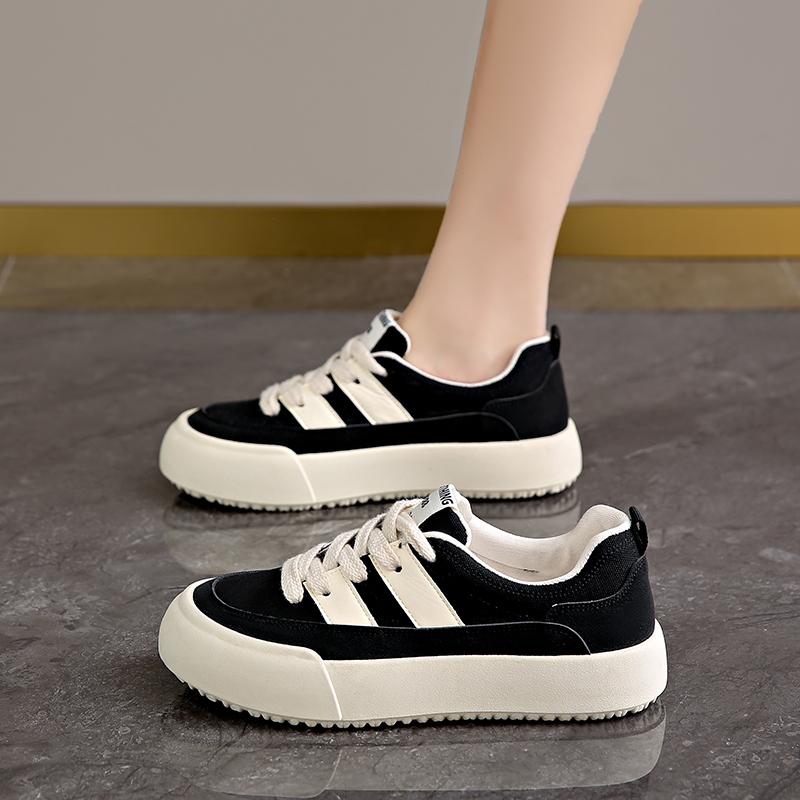 Soft platform canvas shoes spring and summer new retro maternity sports shoes