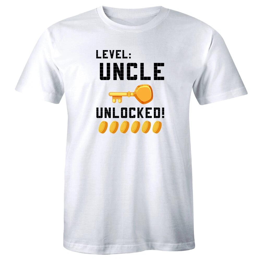 

Level Uncle Unlocked Men s Shirt Surprise Announcement Uncle To Be Gift for Him 4XL